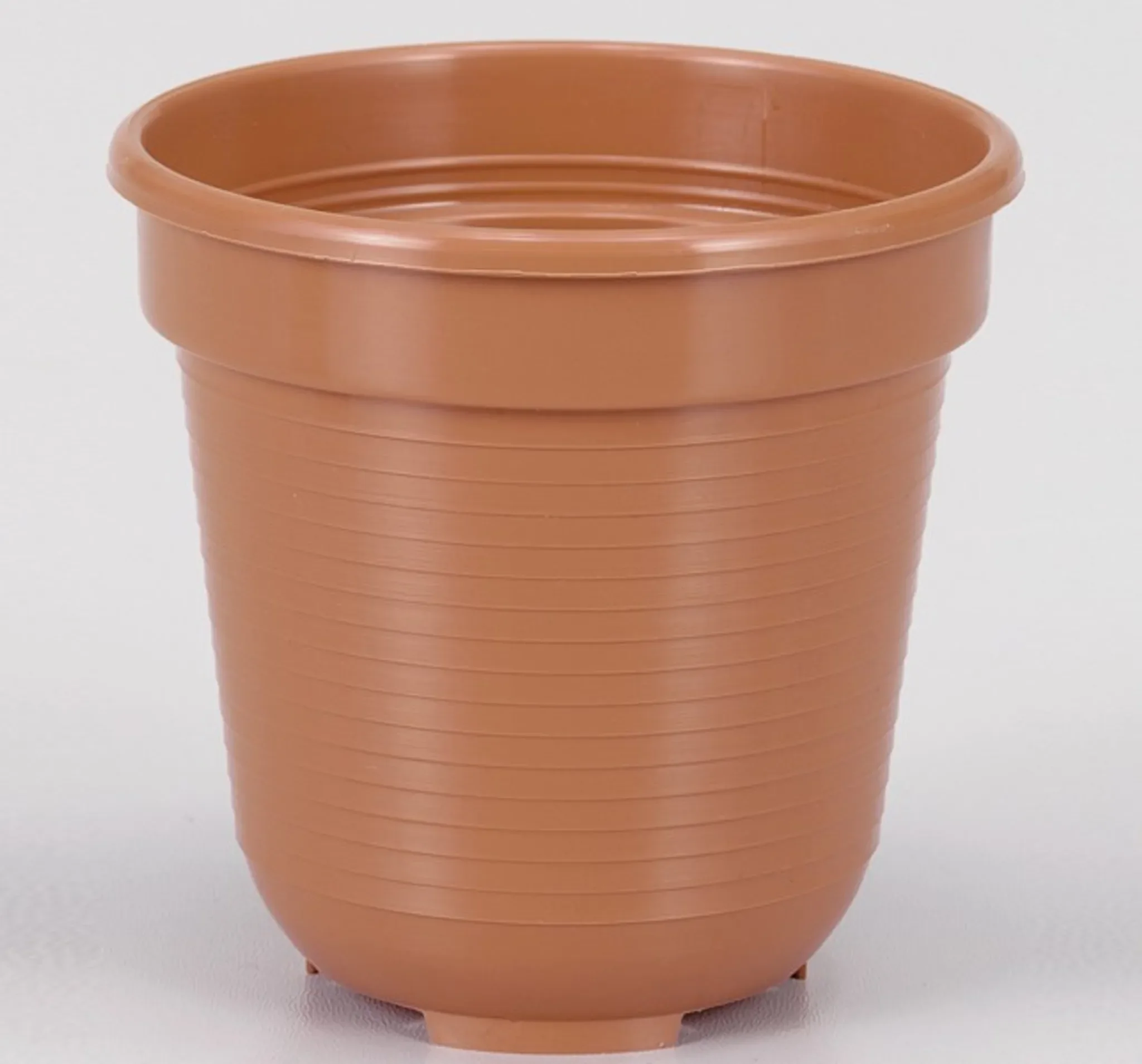 Geli Blumentopf STANDARD – Ø 10 cm, Terracotta (Kunststoff)